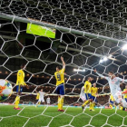 El gol de España llegó en el último suspiro.-
