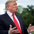 Donald Trump, presidente de los Estados Unidos.-EPA