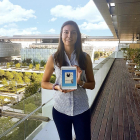 María Manovel, creadora de una aplicación para el diagnóstico de enfermedades del polo anterior del ojo.-EL MUNDO