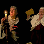 Pilar San José y Cristina Calleja en 'Teresa, misere gozoso' de Teatro Corsario.-Jesús Peña