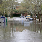 Bolsa de agua tras una tormenta.-ICAL