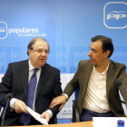 Juan Vicente Herrera y Martínez Maíllo, en un momento de la ejecutiva-ICAL