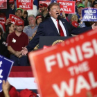 Trump, durante su mitin en El Paso (Texas).-AFP