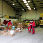 La Junta continúa con el reparto de material de protección por toda la provincia de Valladolid.-ICAL