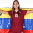 Deyna Castellanos, la estrella del fútbol femenino venezolano.-EL PERIÓDICO