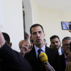 Juan Guaidó, autoproclamado presidente de Venezuela,  en la Asamblea Nacional de Venezuela  AP Photo Fernando Llano-AP
