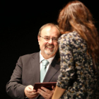 El consejero de Educación, Fernando Rey, entrega diversos premios educativos a alumnos, profesores y colegios e institutos de la Comunidad.-ICAL