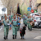 La Hermadad de Veteranos Legionarios de Valladolid realiza un desfile en el barrio de la Victoria de Valladolid-ICAL