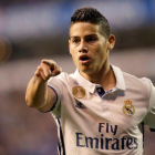 James Rodríguez en uno de sus últimos partidos con el Madrid.-X01219