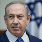 Binyamin Netanyahu en una reunión de su gabinete de Gobierno.-ABIR SULTAN