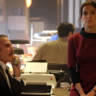 Fernando Guillén Cuervo y Verónica Sánchez, en el rodaje de 'El Caso'.-PIPO FERNÁNDEZ