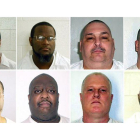 Los ocho presos que planea ejecutar Arkansas: Bruce Ward, Kenneth Williams, Jack Harold Jones, Jason McGehee, Stacey Johnson, Don Williamson Davis, Marcel Williams y Ledell Lee.-ARKANSAS DEPARTMENT OF CORRECTION
