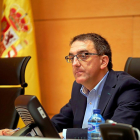 Pascual Aramburu, durante su intervención.-ICAL