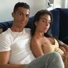 Georgina Rodríguez junto a Cristiano Ronaldo.-INSTAGRAM