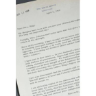 Carta del presidente Lyndon Johnson a la viuda de Luther King.-Foto: HANDOUT / REUTERS