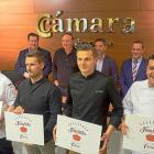 Los cuatro cocineros finalistas que acudirán al Foro Ibérico que tendrá lugar en Salamanca en noviembre próximo.-ICAL