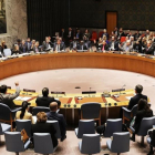 Sesión en el Consejo de Seguridad de la ONU en la que se han votado las nuevas sanciones a Pionyang, en Nueva York, el 22 de diciembre.-/ AFP / SPENCER PLATT
