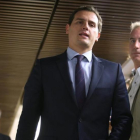 El presidente de Ciudadanos, Albert Rivera, este martes en el Congreso-DAVID CASTRO