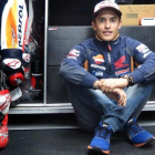 Marc Márquez posa para EL PERIÓDICO en Motegi.-EL PERIÓDICO