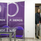 El secretario general de Podemos en Castilla y León, Pablo Fernández, realiza una visita institucional a Salamanca-ICAL