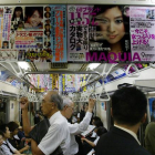 Metro en Tokio.-