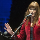 Carla Bruni, en el Festival Jardins de Pedralbes, en junio del 2014.-FERRAN SENDRA