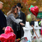 Trump y Melania, anoche, en Pittsburgh-Kevin Lamarque// REUTERS