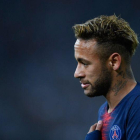 Neymar, con la camiseta del PSG.-AFP