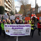 Manifestación en defensa de las pensiones públicas en Valladolid.-MIRIAM CHACÓN ICAL