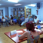 Miembros de Izquierda Unida durante una asamblea celebrada este fin de semana.-EL MUNDO