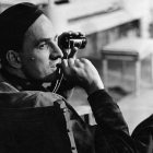 Ingmar Bergman durante un rodaje.-E.M.