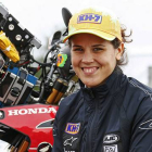 La piloto catalana Laia Sanz, campeona de enduro por cuarta vez consecutiva.-HONDA