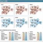 Temperaturas en Castilla y León-EL MUNDO