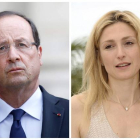 El presidente francés, François Hollande y la actriz francesa Julie Gayet-Foto: