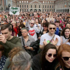 Partidarios del sí a la reforma esperan el resultado oficial en Dublín.-AFP / PAUL FAITH