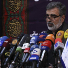 El portavoz de la organización de energía atómica iraní Behrouz Kamalvandi informa de las medidas tomadas que infringen el acuerdo internacional del 2015.-ATOMIC ENERGY ORGANIZATION OF IRAN