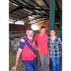 Rodrigo, Toño y Pilar Blanco Gutiérrez, tres hermanos comprometidos con el medio rural.-E.M.