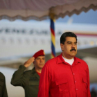 El presidente de Venezuela, Nicolás Maduro, en el aeropuerto de Caracas.-HANDOUT / REUTERS