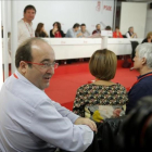 Iceta, en el último comité federal del PSOE, el pasado 23 de octubre.-JOSÉ LUIS ROCA