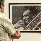 Imagen de archivo de una exposición sobre Ravi Shankar.-EM