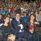 Blanca Marsillach y Fernando Rey, ayer, en el Centro Cultural ‘Miguel Delibes’.-J.M. LOSTAU