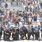 Enfrentamientos en la ciudad de Mendoza en Argentina.-EFE
