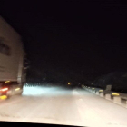 Autopista AP-51 durante la noche del lunes.-EUROPA PRESS.