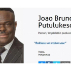 Joao Bruno Putulukeso, candidato del partido ultranacionalista Verdaderos Finlandeses.-