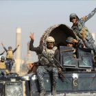 Soldados iraquís en su avance hacia la ciudad de Kirkuk.-AFP / AHMAD AL-RUBAYE