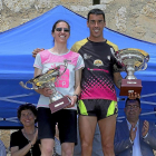 Alicia Diago y Rubén Sánchez, vencedores absolutos del circuito.-MONTSE ÁLVAREZ