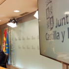 Carlos Fernández Carriedo, en la rueda de prensa del Consejo de Gobierno.-ICAL.