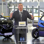 El presidente de Renault en España, José Vicente de los Mozos, en la presentación del Plan Industrial.-J.M. LOSTAU