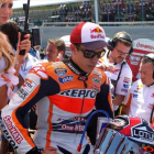 Marc Márquez, en la parrilla de salida del Circuito de Jerez.-EFE