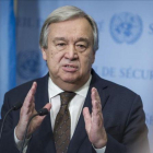 Fotografia cedida por la ONU del secretario general del organismo, Antonio Guterres.-MANUEL ELÍAS